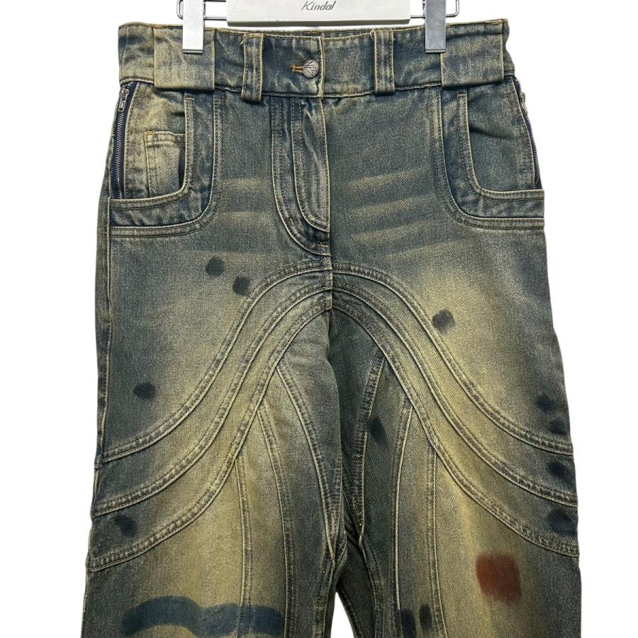 値下げ】NO／FAITH STUDIOS WAVE DENIM デニムパンツ インディゴ 