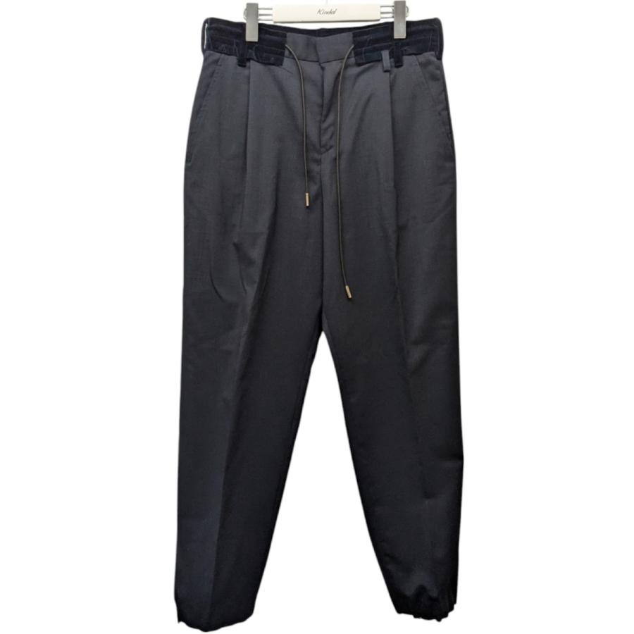 sacai サカイ 「Suiting Pants」スーチングスラックス ネイビー サイズ 