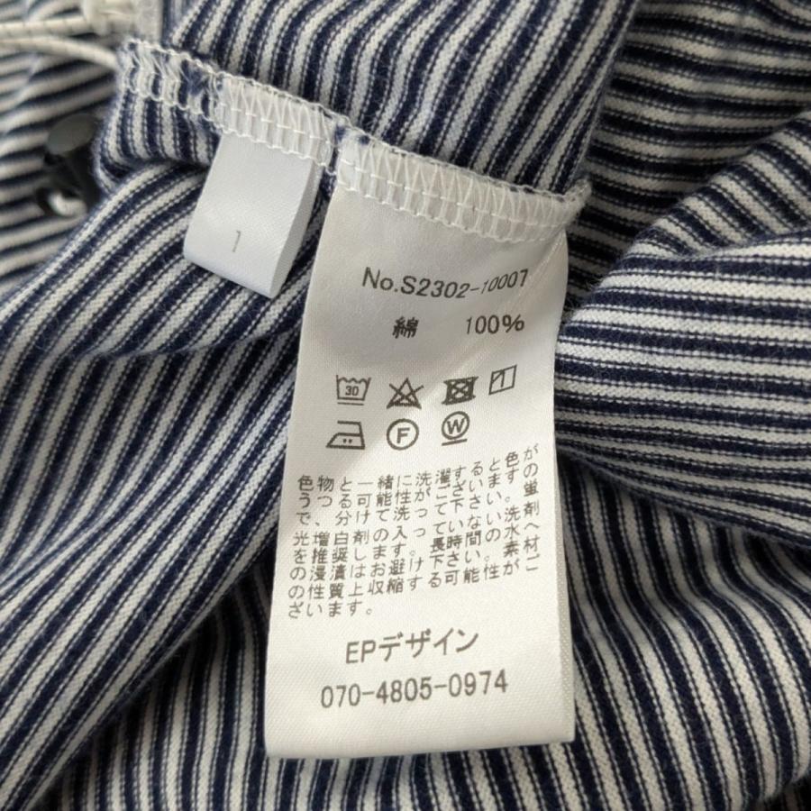 値下げ】SUMARI ボーダーTシャツ S2302-1007 ネイビー サイズ：1 (EC