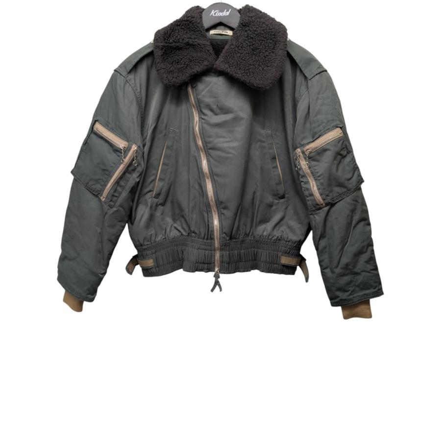 FUMIKA_UCHIDA ショート丈ブルゾン FUMIKA_UCHIDA/POPLIN SHORT JACKET(SAND/BORDEAUX)