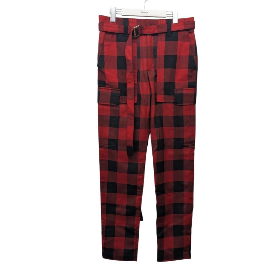 【美品】sacai レイヤード チェックパンツ 2WAY 変形 ドッキング sacai（サカイ） 【値下げ】sacai Buffalo Check Trousers チェック