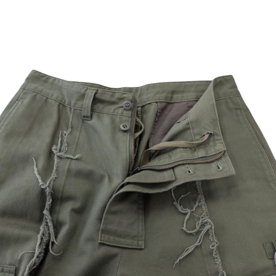 rurumu: drawstring loose fit cargo pants