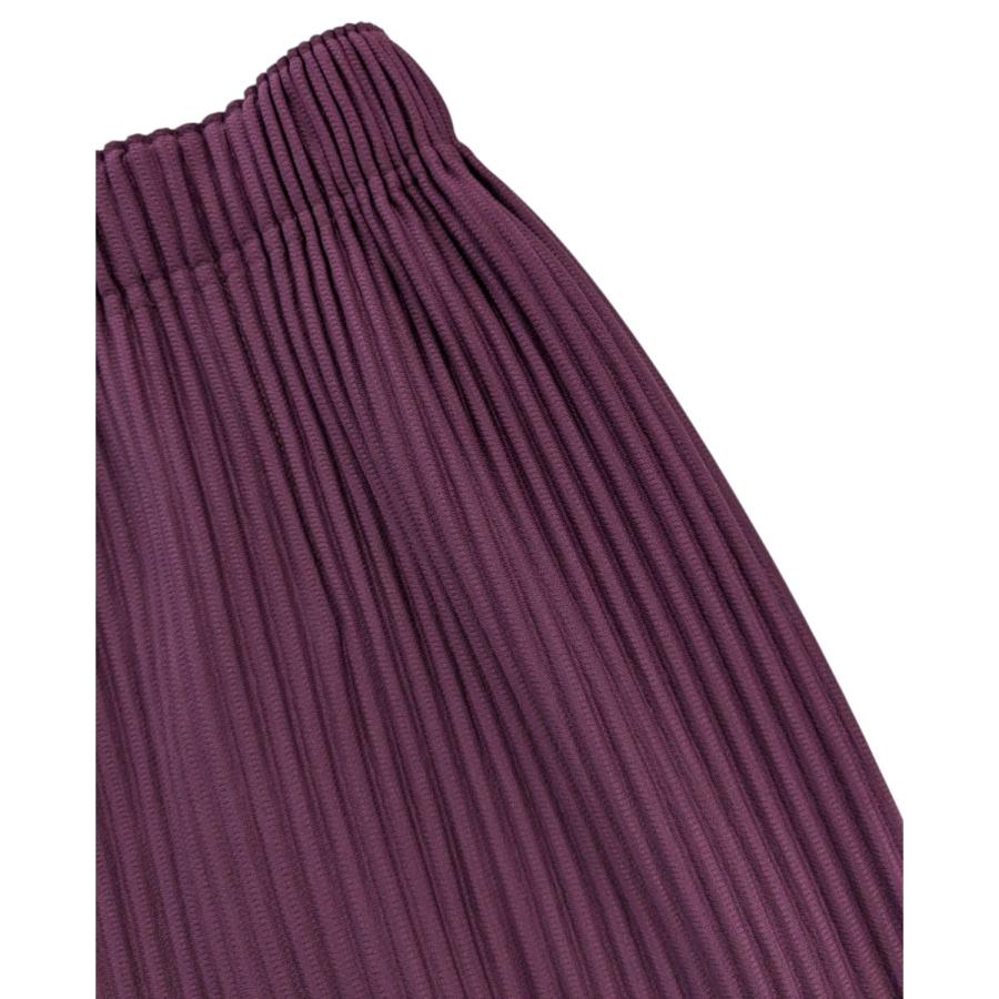新品タグ付 HOMME PLISSÉ オムプリッセ プリーツパンツ パープル紫 中古・古着通販】HOMME PLISSE ISSEY MIYAKE (オムプリッセ イッセイ
