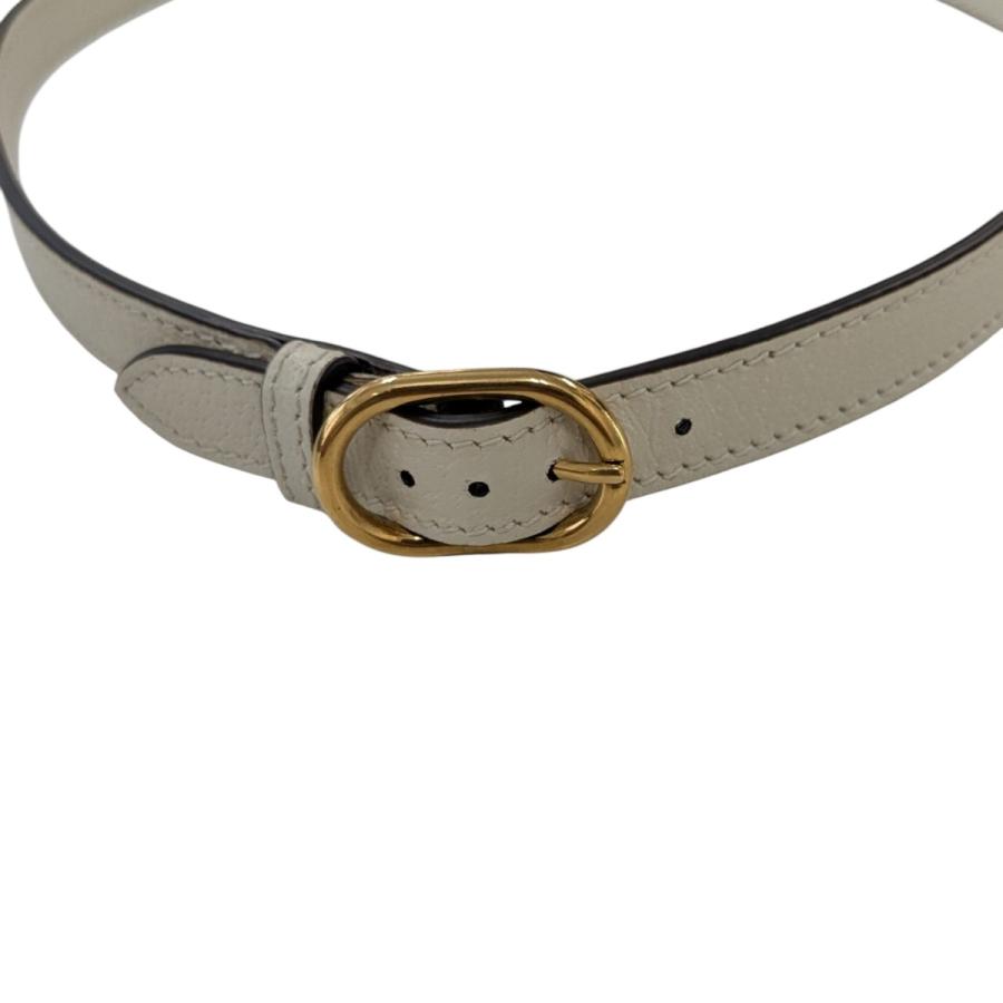 GUCCI（グッチ） 【値下げ】GUCCI レザーチョーカー アイボリー (EC 