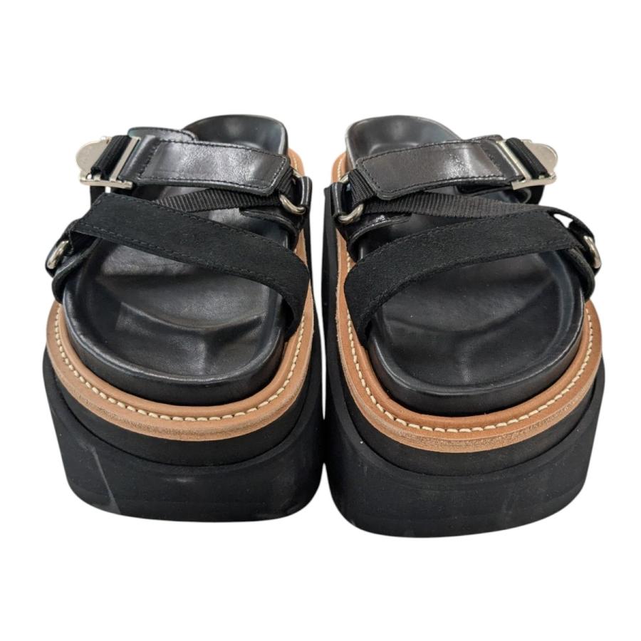 【値下げ】sacai 「Hybrid Belt Sandals」ハイブリットベルトサンダル ブラック サイズ：37 (代官山店)_1