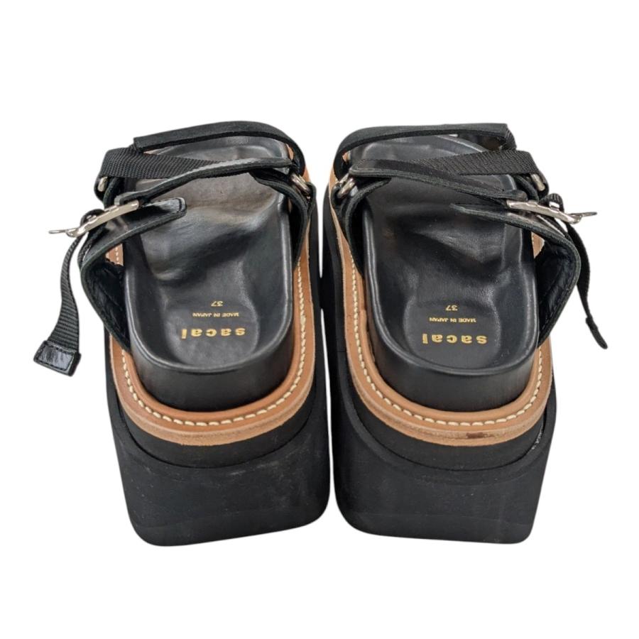 【値下げ】sacai 「Hybrid Belt Sandals」ハイブリットベルトサンダル ブラック サイズ：37 (代官山店)_3