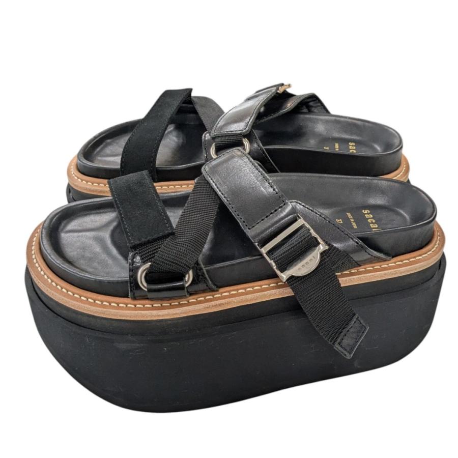 【値下げ】sacai 「Hybrid Belt Sandals」ハイブリットベルトサンダル ブラック サイズ：37 (代官山店)_4