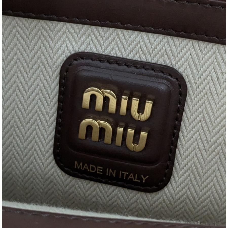miu miu（ミュウミュウ） 【値下げ】MIU MIU レザーパッチワークボー