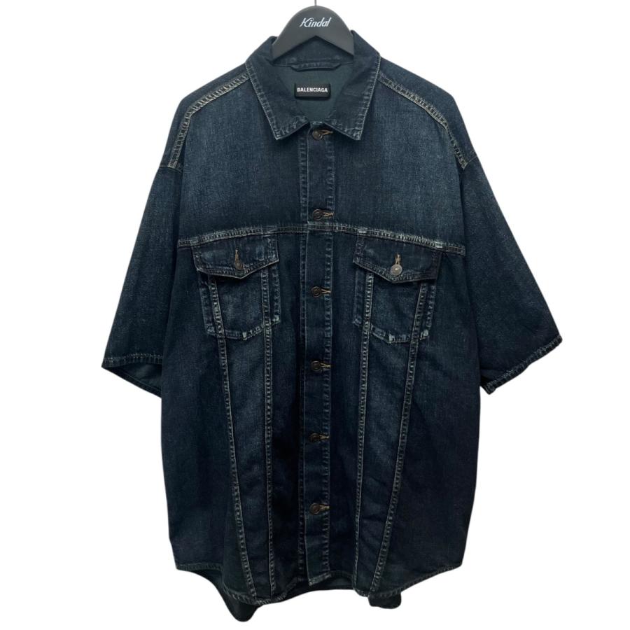 BALENCIAGA（バレンシアガ） オーバーサイズデニムシャツ インディゴ