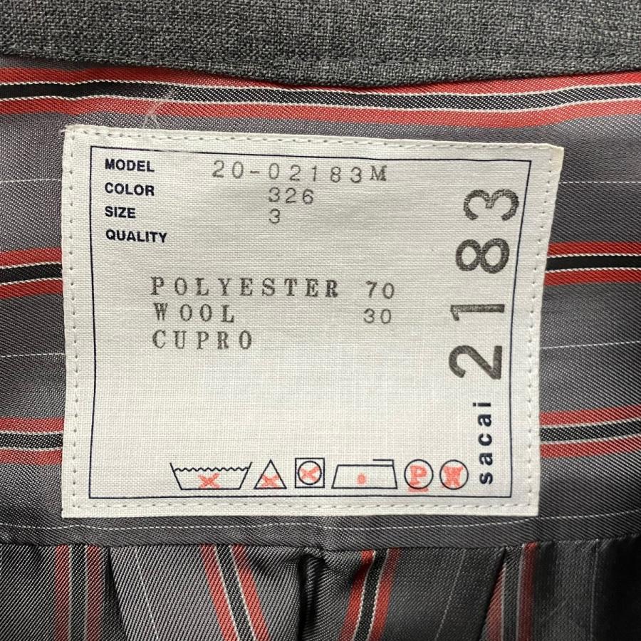 sacai（サカイ） sacai 20SS Sutting Pullover Shirt スーチングプル