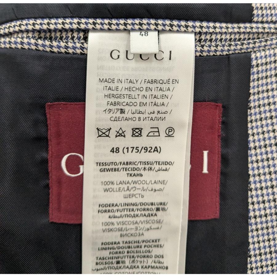 GUCCI（グッチ） 【値下げ】GUCCI ハウンドトゥースダブルブレスト