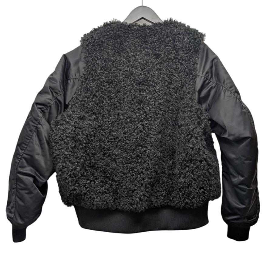 HYKE（ハイク） 「FAUX SHEARLING MA-1 JACKET」ボア切替シャーリング