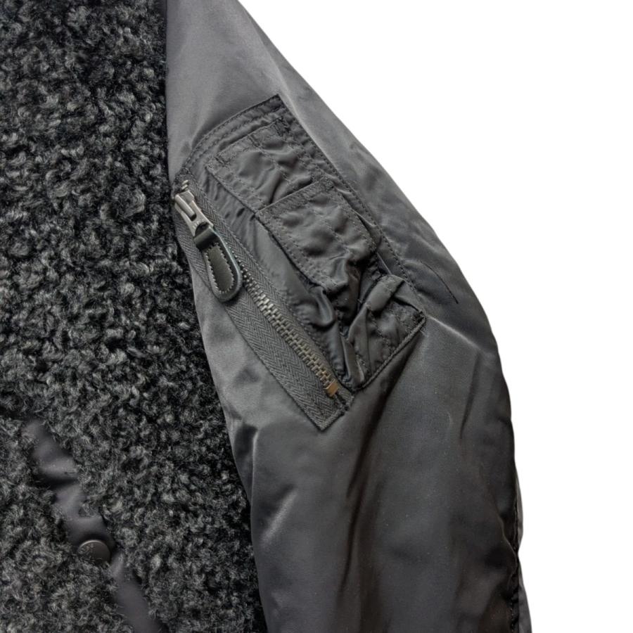 HYKE（ハイク） 【値下げ】HYKE 「FAUX SHEARLING MA-1 JACKET」ボア