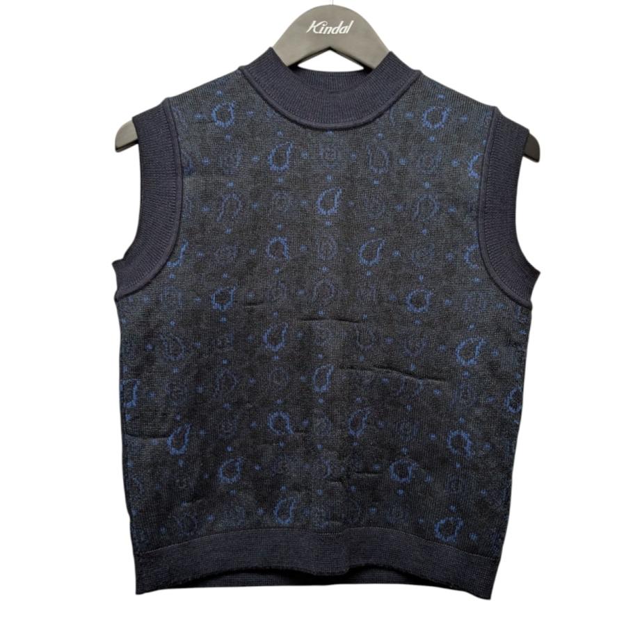 値下げ】mame kurogouchi 21AW Paisley Jacquard Knitted Vest