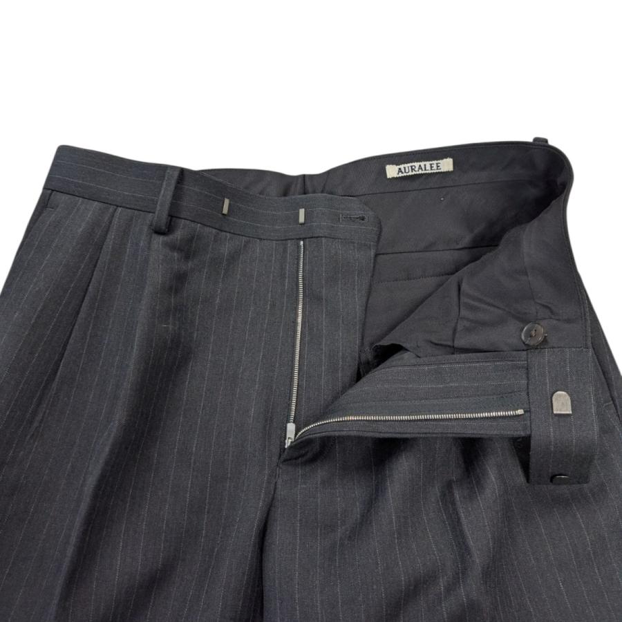 パンツ Auralee 25AW Bluefaced Two-Tuck Slacks BIOTOP(ビオトープ) / 【AURALEE】 BLUEFACED WOOL TWO-TUCK SLACKS