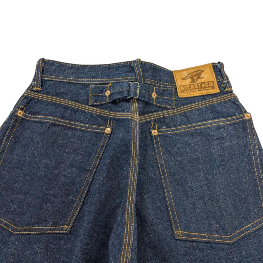アットラスト ATLAST ＆ CO LOT161 シンチバック付デニムパンツ