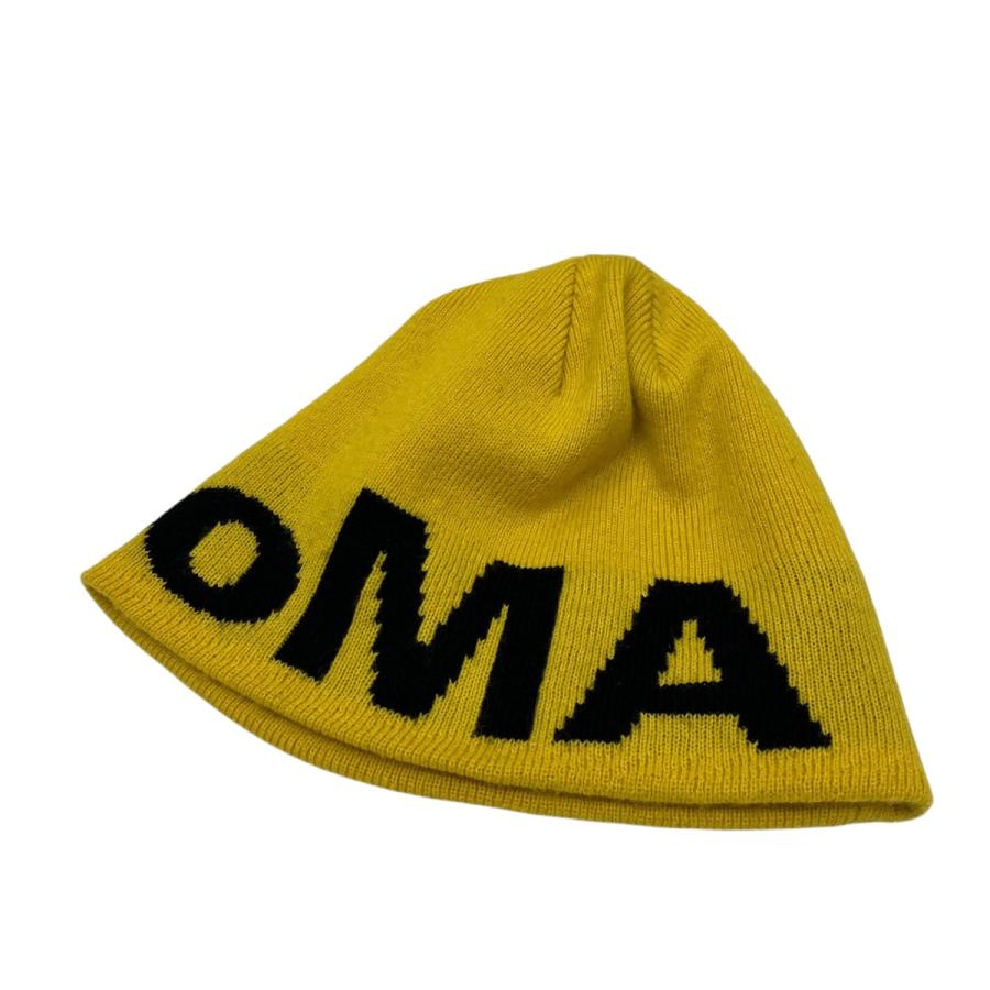 オーエムエー oMA Skull Logo Beanie スカルロゴビーニー イエロー
