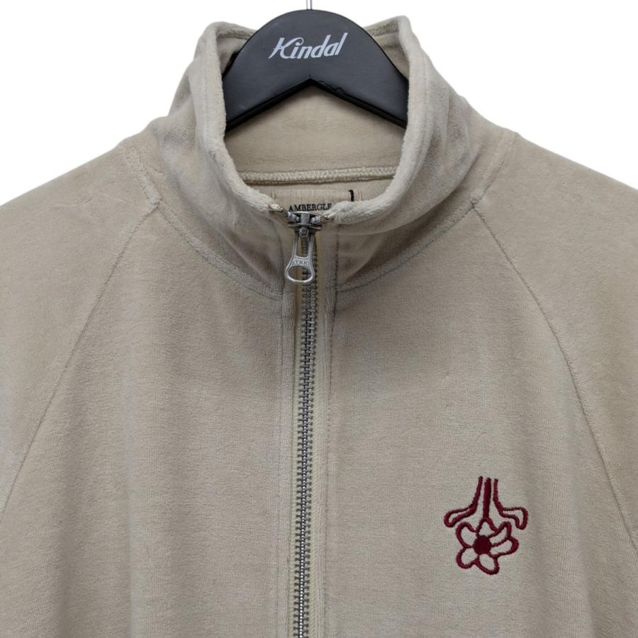 UMVER 【値下げ】AMBERGLEAM VELOR PILE DRIVERS JACKET ベロア
