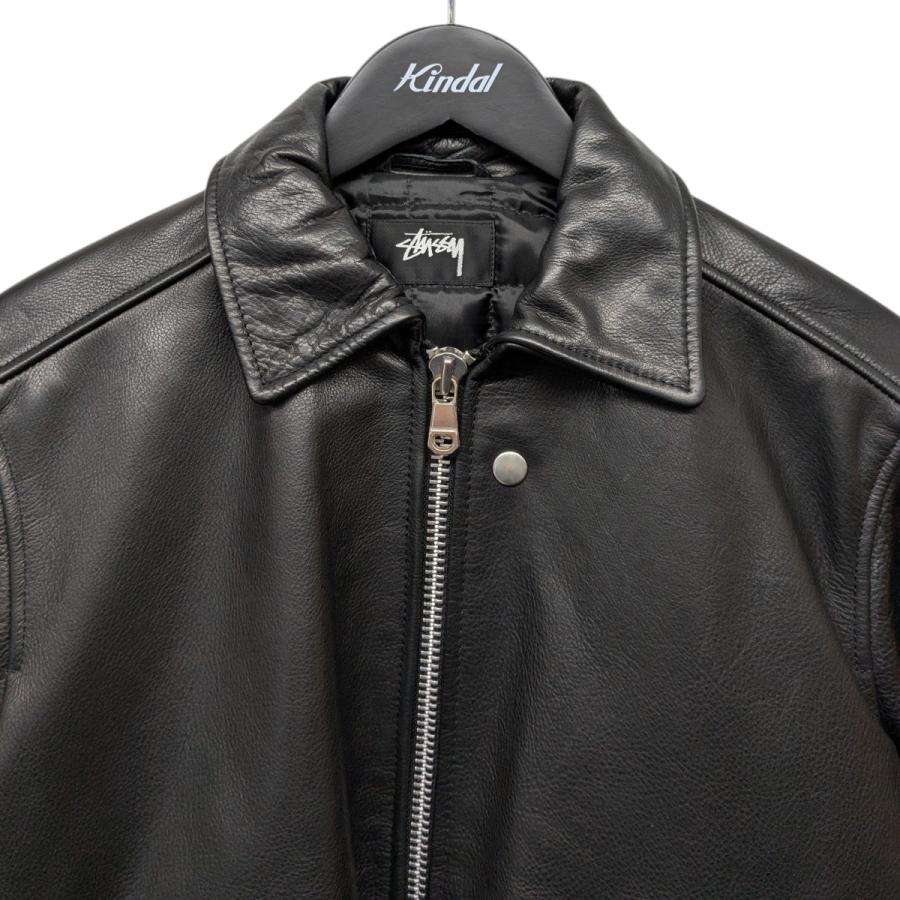 【最安値】STUSSY LEATHER FLIGHT JACKET 最安値】STUSSY LEATHER FLIGHT JACKET