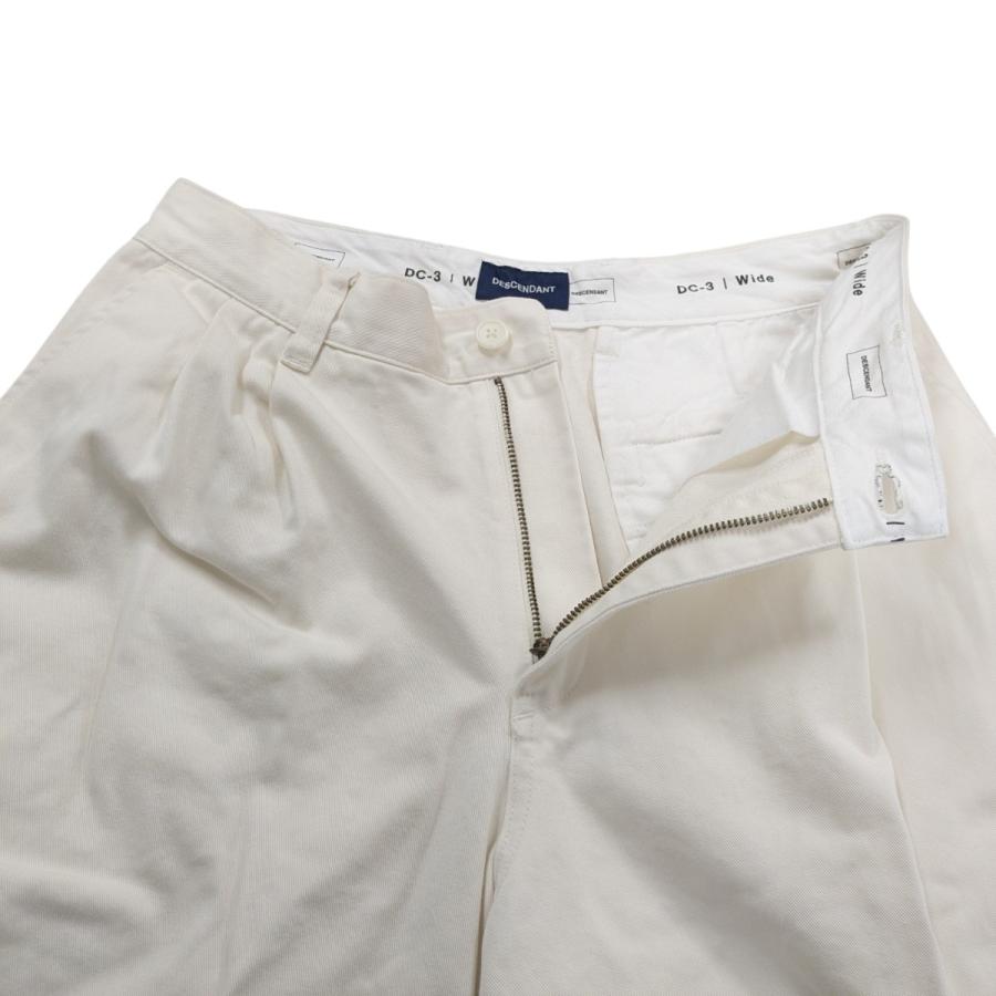 DESCENDANT 【値下げ】DESCENDANT DC-3 ORGANIC COTTON TWILL TROUSERS