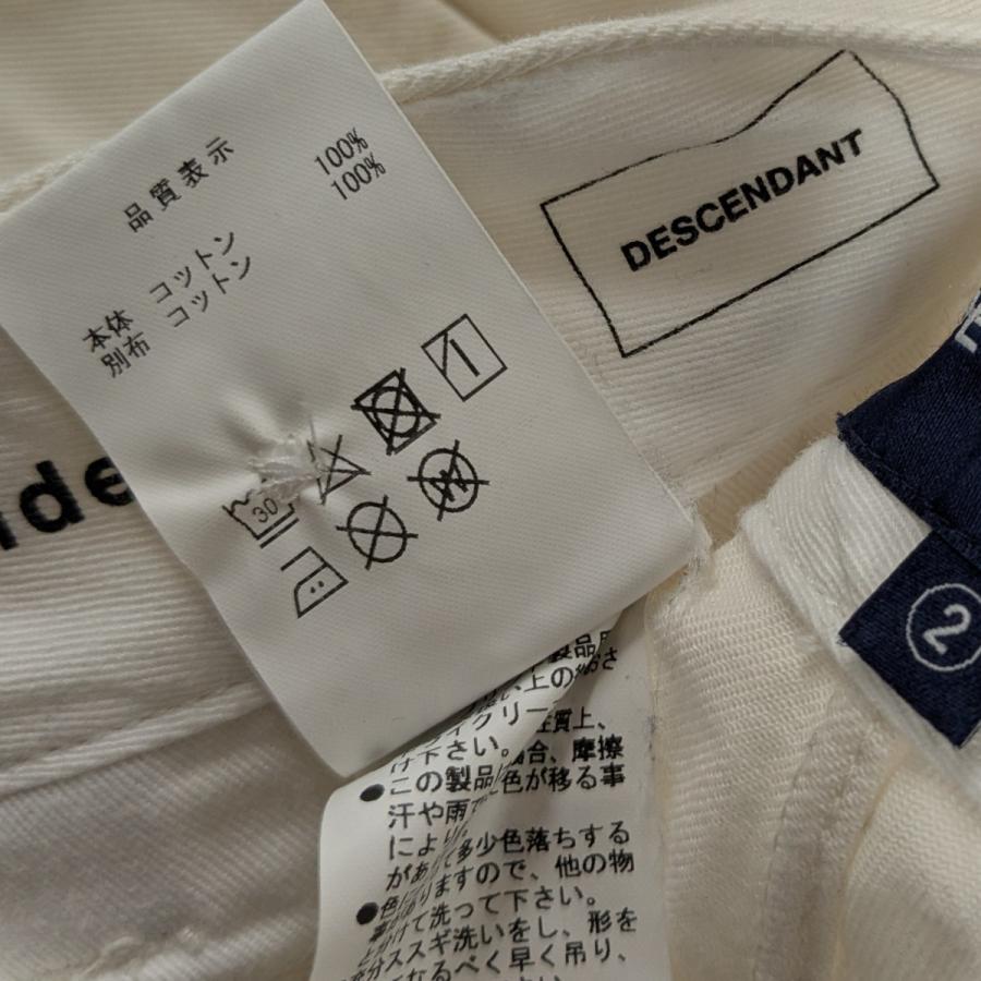 DESCENDANT 【値下げ】DESCENDANT DC-3 ORGANIC COTTON TWILL TROUSERS