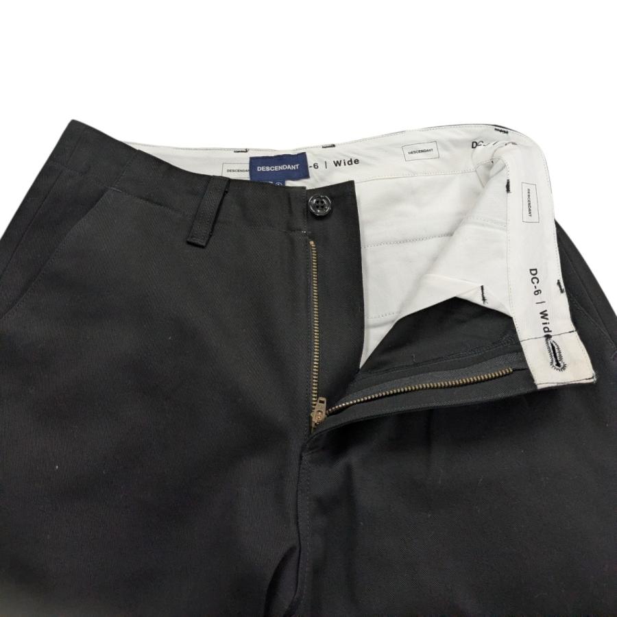 DESCENDANT 【値下げ】DESCENDANT DC-6 ORGANIC COTTON TWILL TROUSERS