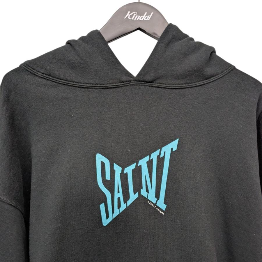値下げ】SAINT MICHAEL HOODIE SAINT ロゴプルオーバーパーカー SM-S23