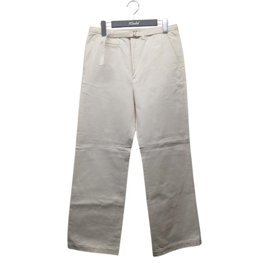 オーラリー WASHED FINX CHINO BELTED PANTS AURALEE（オーラリー） AURALEE WASHED FINX CHINO BELTED PANTS
