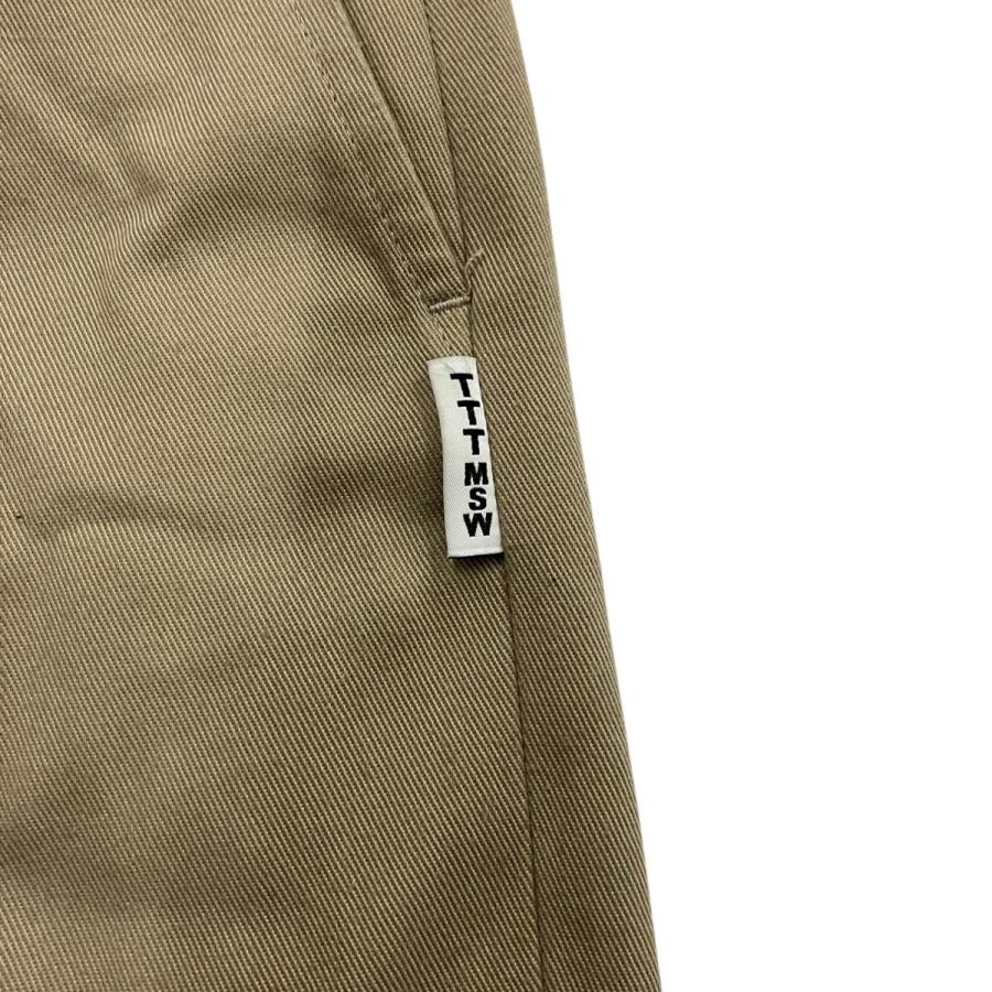 値下げ】TTT MSW 25AW タックチノパン ベージュ サイズ：S (EC