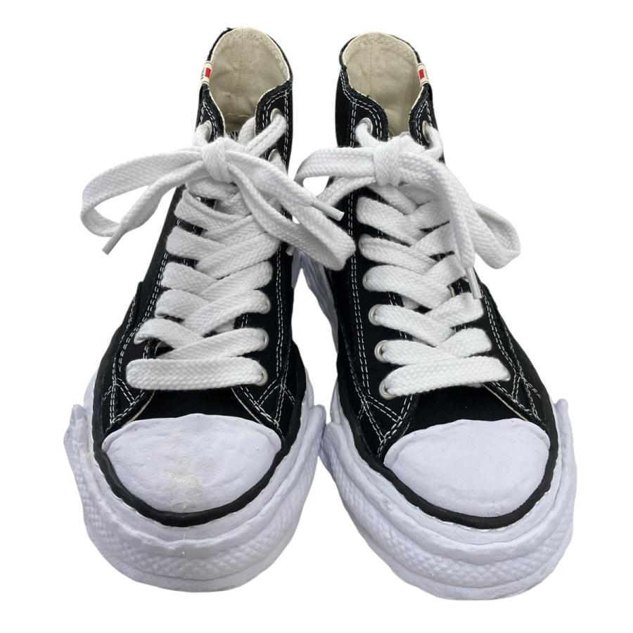 ミハラヤスヒロ MIHARA YASUHIRO PTS23 CANVAS HI-TOP ハイカットスニーカー A11FW701 ブラック サイズ：40の画像