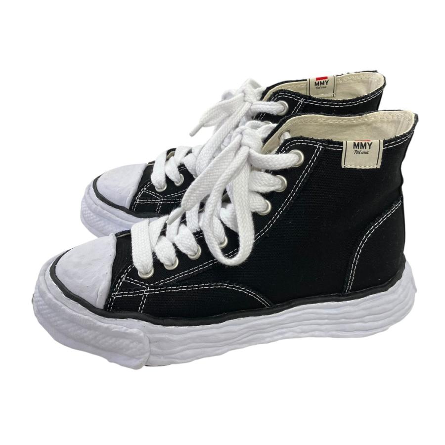 ミハラヤスヒロ MIHARA YASUHIRO PTS23 CANVAS HI-TOP ハイカットスニーカー A11FW701 ブラック サイズ：40の画像