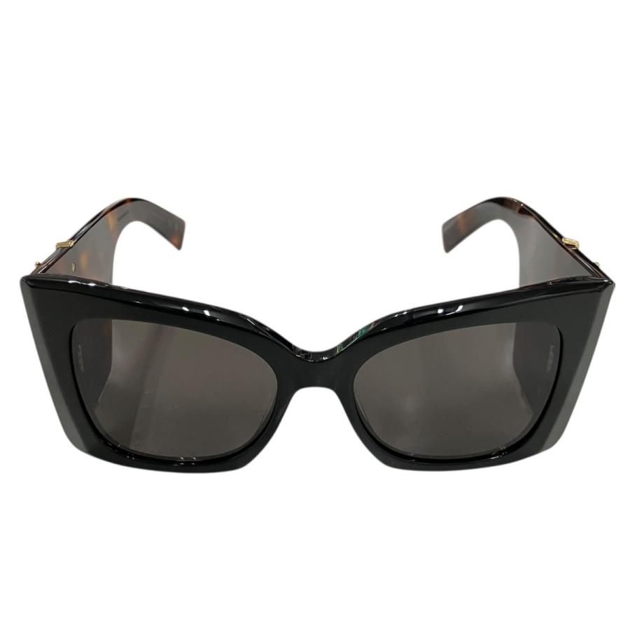 サンローランパリ Saint Laurent Paris 「BLAZE」キャットアフレームロゴサングラス ブラウンの画像