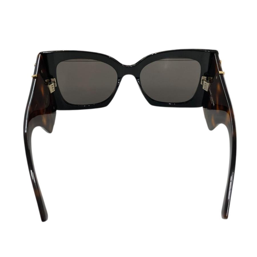 サンローランパリ Saint Laurent Paris 「BLAZE」キャットアフレームロゴサングラス ブラウンの画像