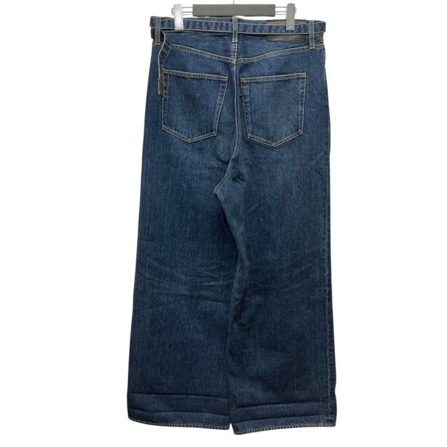 sacai（サカイ） 「Wide Denim Pants」ベルテッドデニムパンツ 