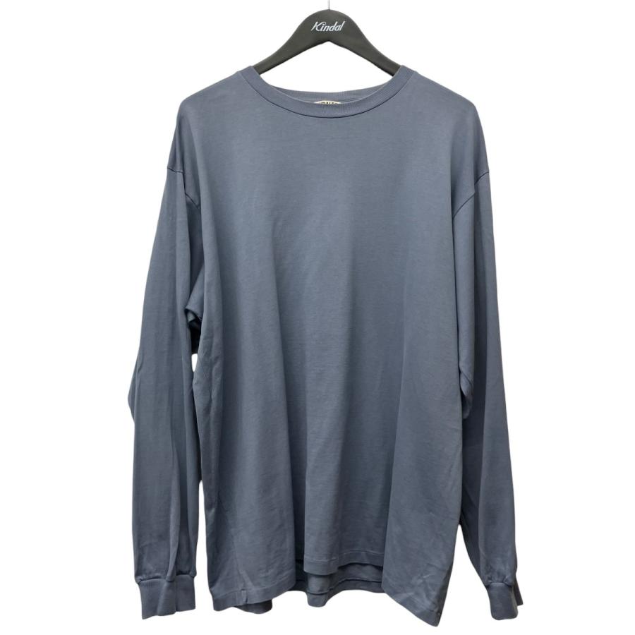 AURALEE（オーラリー） AURALEE LUSTER PLAITING L S TEE クルーネック