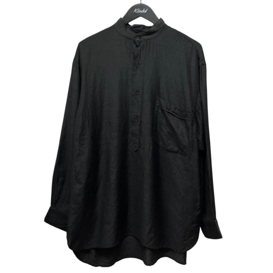 COMOLI 24SS ウールシルクオーバーシャツ CHARCOAL 2 M COMOLI（コモリ） COMOLI 24SS ウールシルクプルオーバーシャツ