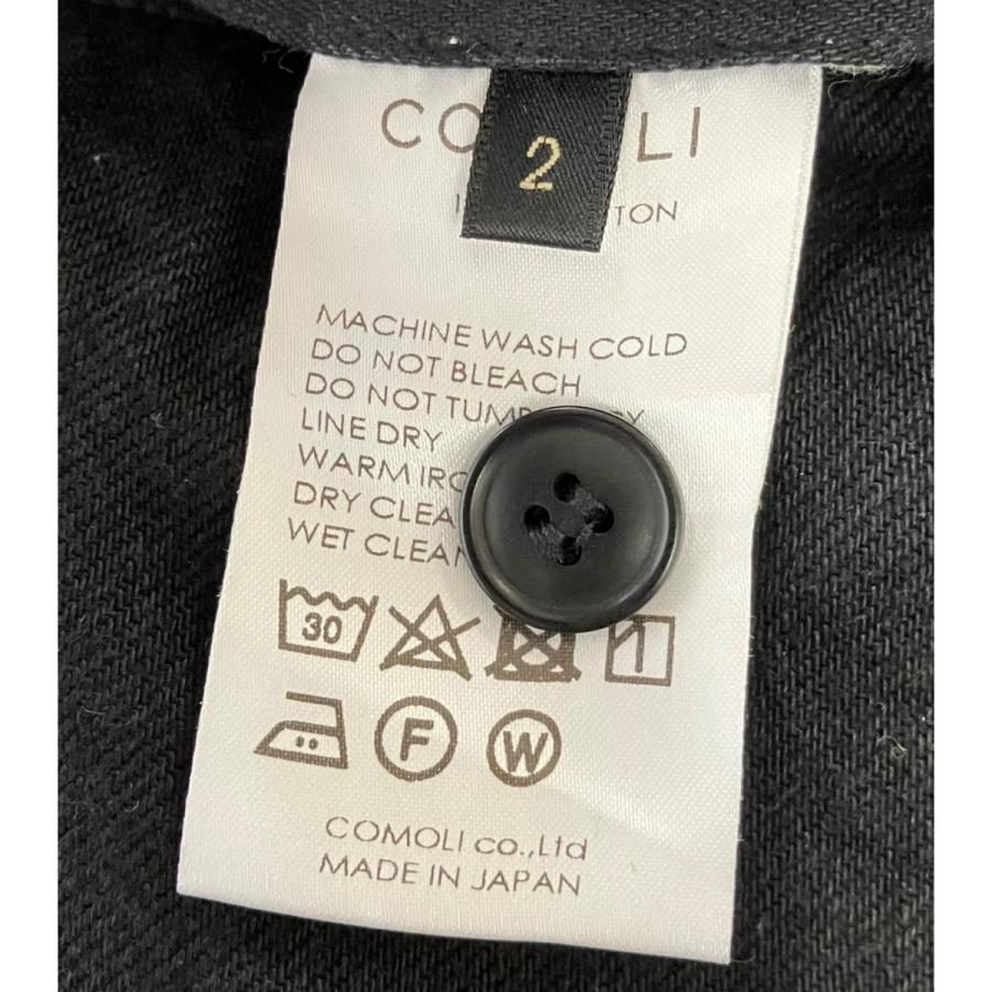 COMOLI（コモリ） COMOLI 23SS ブラックデニムB．D．Uパンツ ブラック