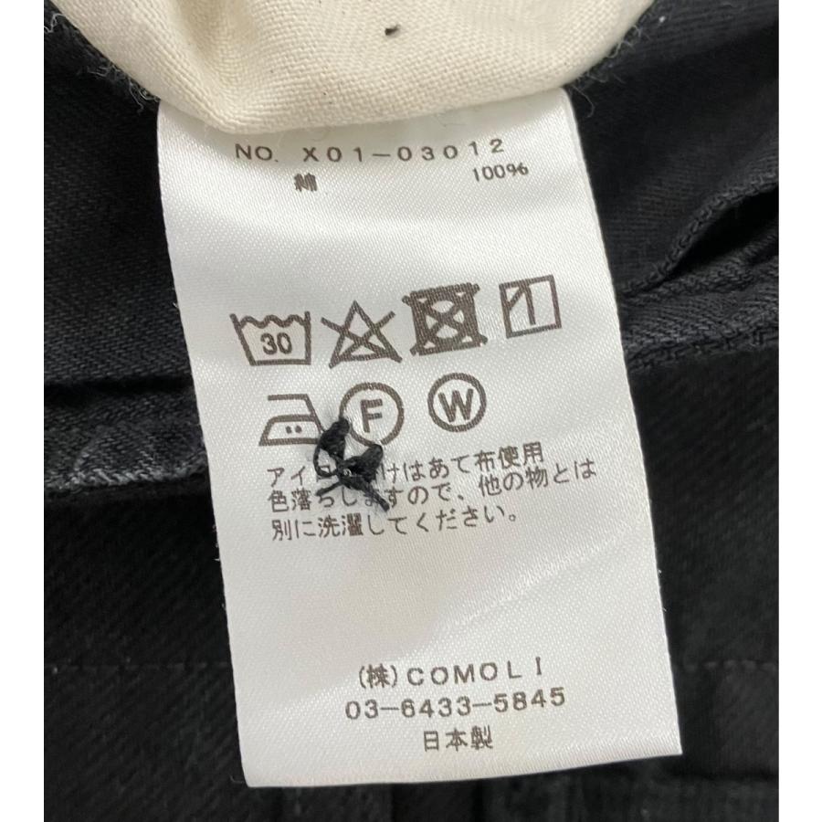 COMOLI（コモリ） COMOLI 23SS ブラックデニムB．D．Uパンツ ブラック