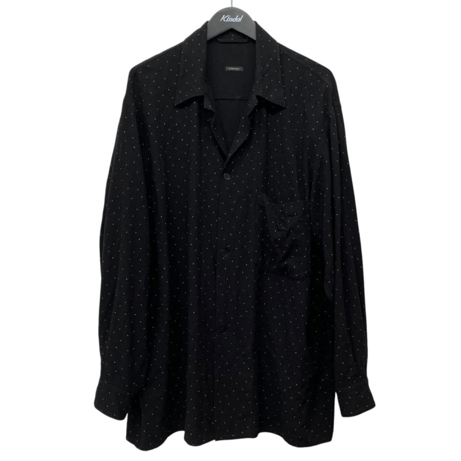 COMOLI（コモリ） COMOLI 24SS シルクノイル ドット シャツジャケット 