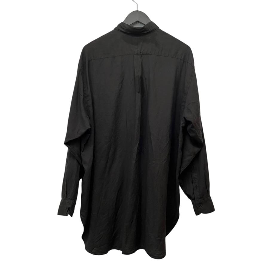 COMOLI（コモリ） COMOLI 25SS シルク製品染シャツ B01-02014 ブラック
