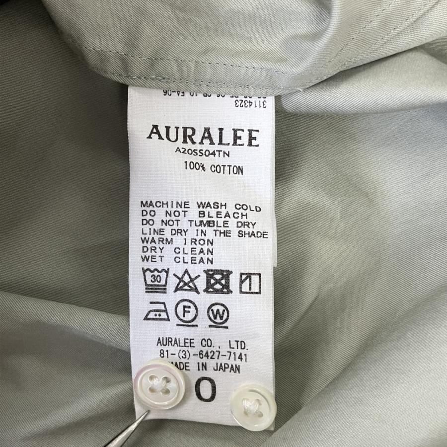 AURALEE（オーラリー） AURALEE 20SS WASHED FINX TWILL SHIRTS バンド