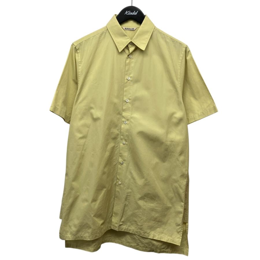 【美品】オーラリー　HARD TWIST FINX ORGANDY SHIRT AURALEE（オーラリー） 「HARD TWIST FINX ORGANDY HALF SLEEVED SHIRT