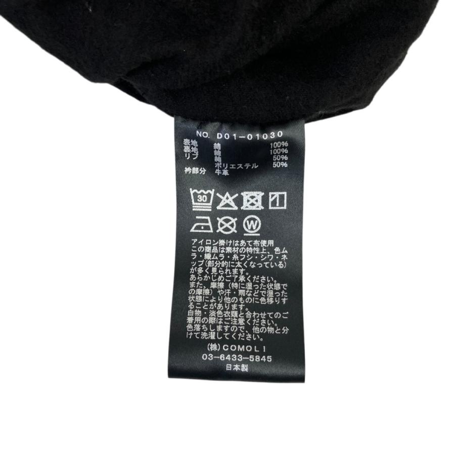 COMOLI（コモリ） COMOLI 26SS ブラックドリルジップジャケット D01