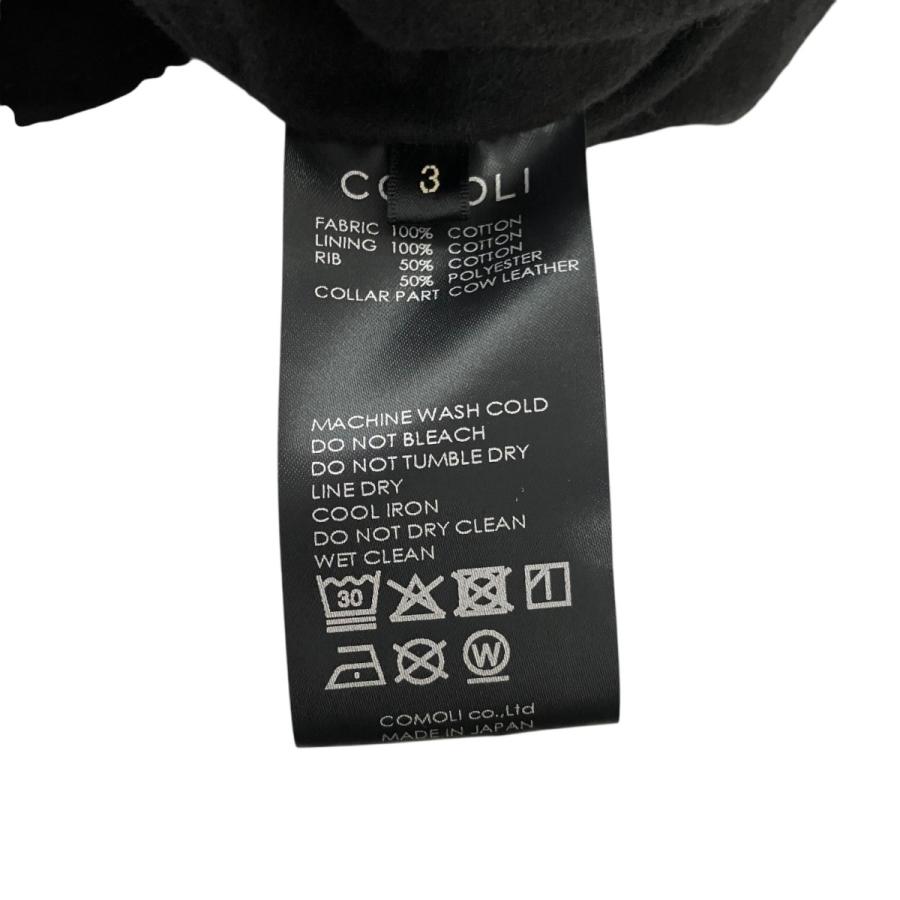 COMOLI（コモリ） COMOLI 26SS ブラックドリルジップジャケット D01