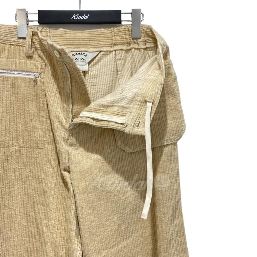 値下げ】SUNSEA 22AW Custom Corduroy Pants コーデュロイパンツ