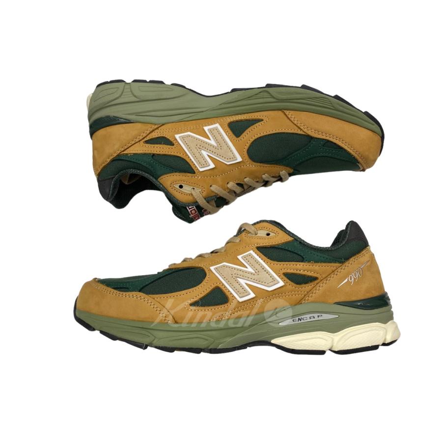 値下げ】NEW BALANCE M990WG3 スニーカー MADE IN USA グリーン