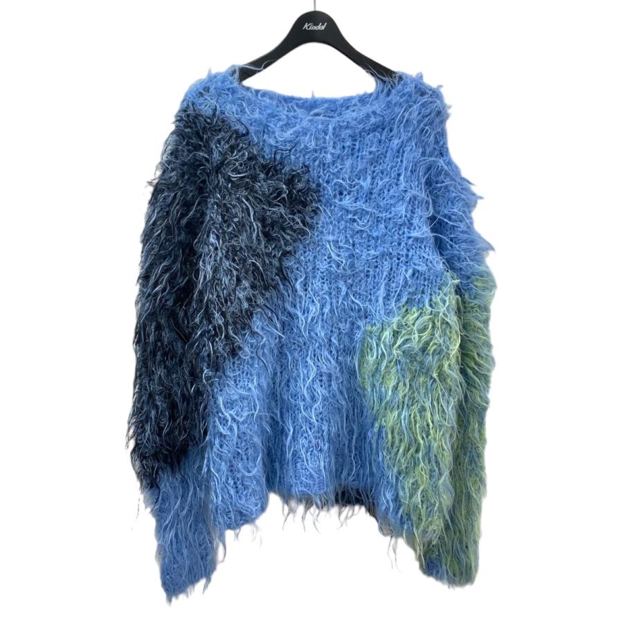 値下げ】Kota Gushiken Punkish Hairy Mohair モヘアニット ブルー 