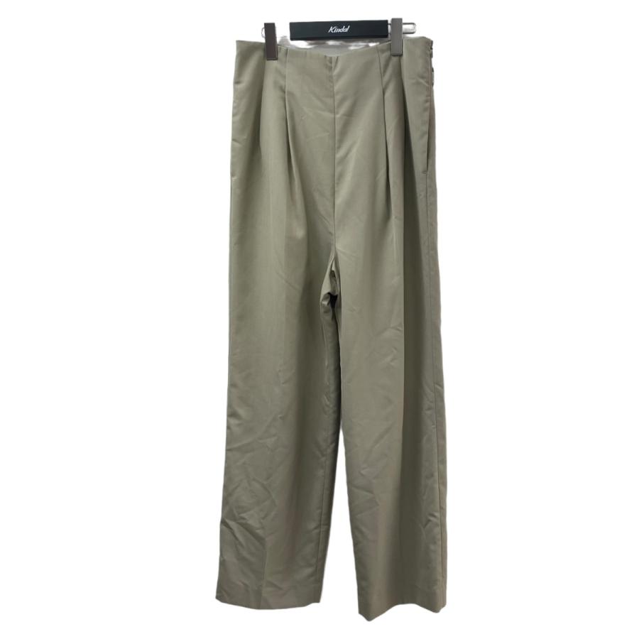 値下げ】CLANE 2WAYサスペンダーワイドパンツ カーキ サイズ：1 (NAMBA  