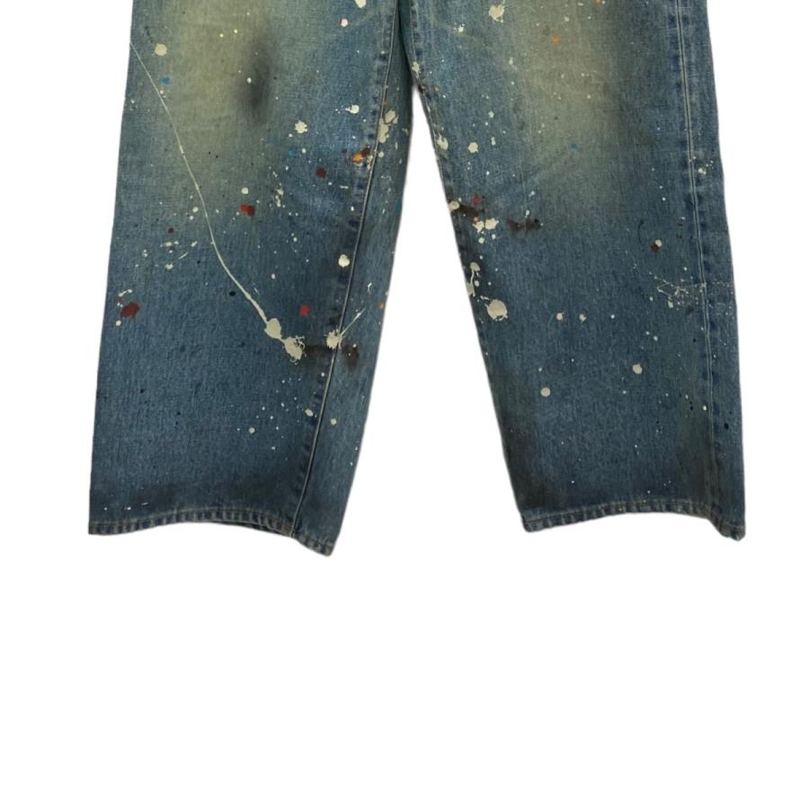 シュガーヒル SUGARHILL ×P．A．A OILED AND PAINTED DENIM PANTS
