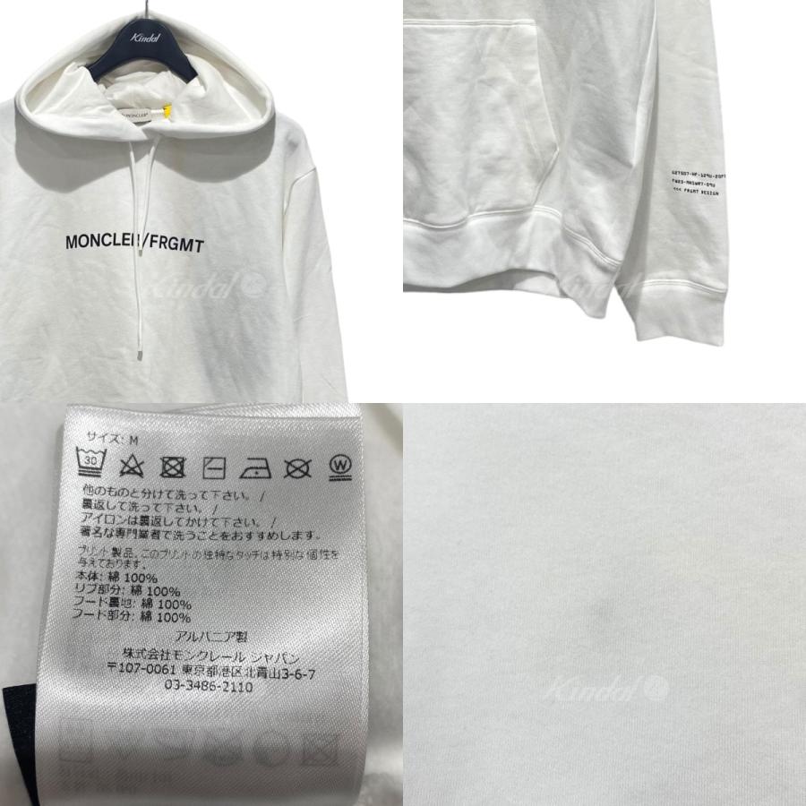 MONCLER 【値下げ】MONCLER×RAGMENT 23AW HOODIE パーカー ホワイト 